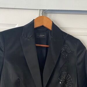 Black Blazer with Sequin Detail
